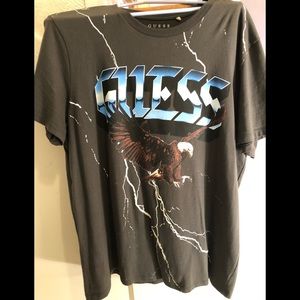 Guess Lightning Eagle Tee- XL (fits like Large)